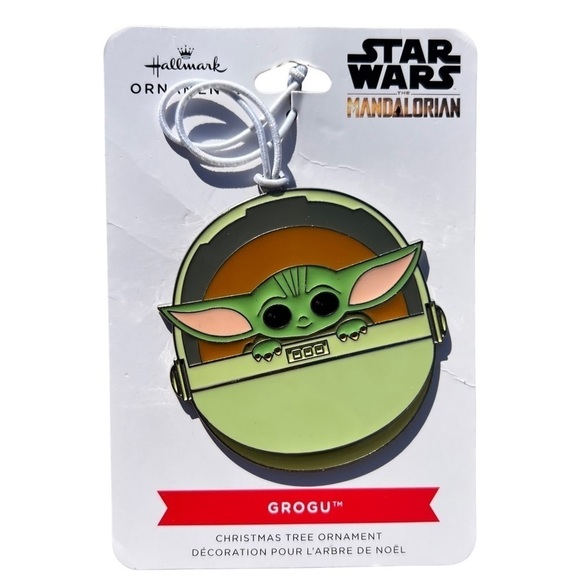 NEW HALLMARK/ STAR WARS/ MANDALORIAN  Adorable GROGU 2D Metal Christmas Ornament - Picture 5 of 6